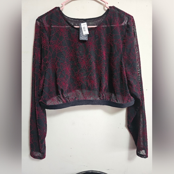 Spiderweb long sleeve top - Picture 3 of 4